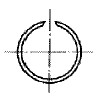 付図3 C形同心止め輪-軸用（2113）[ファスナばね（2100）、止め輪（2110）、サークリップ（2111）、C形止め輪（2112）、C形同心止め輪（2113）、E形止め輪（2114）、グリップ止め輪（2115）、円弧状ばね（3840）]