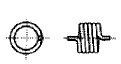 付図85（c）直線起こし（基本形状：腕の長さの短い場合） ［ねじりコイルばね端部（4240）］